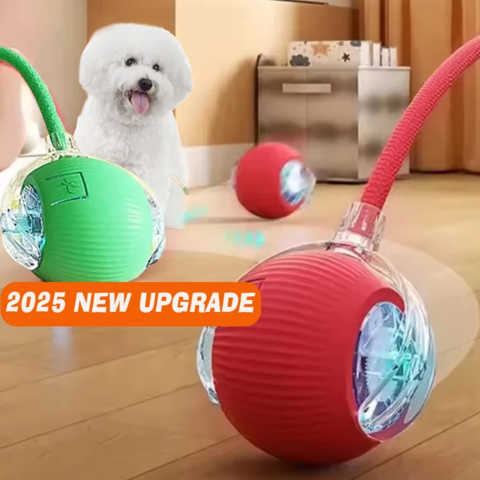Dog Interactive Ball Toy,Automatic Rolling Dog Ball Rechargeable Dog Interactive Ball Toy,Automatic Rolling Dog Ball Rechargeable