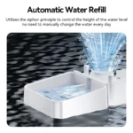 Automatic Pet Feeder Water Fountain 8.5L Button Version Dog Food Dispenser - Image 5