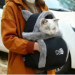 Portable Winter Warmth & Dog Backpack- Small Dog Carrier - Image 2