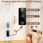 Dog Paw Trimmer with LED Light Fully Waterproof Pet Hair Trimmer with LED - Image 4