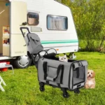 Ample storage capacity Multiple transport methods Dog strollers - Image 2