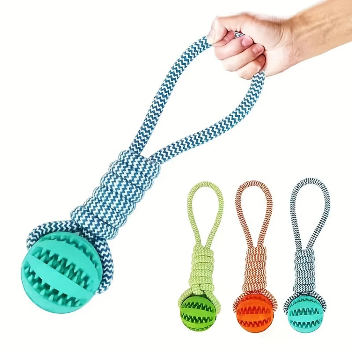 Pet Toy Dog Chew-Resistant Cotton Rope Hand-Pulled Treat Ball Teeth Pet Toy Dog Chew-Resistant Cotton Rope Hand-Pulled Treat Ball Teeth